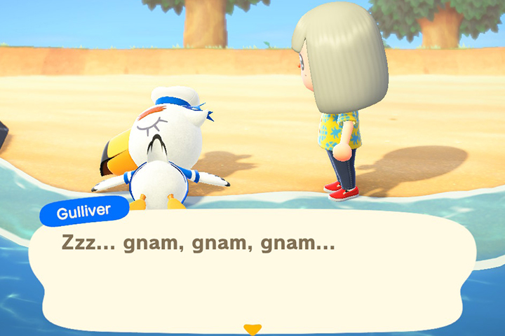 Gulliver dans Animal Crossing : New Horizons, comment le réveiller et trouver les émetteurs ?